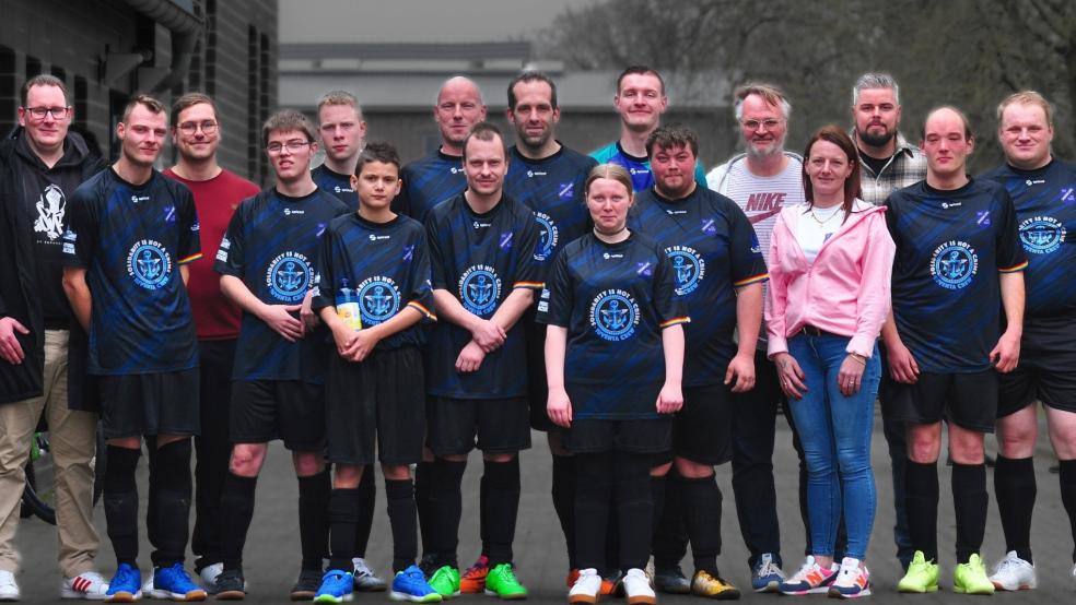 Das Inklusions-Team von Borussia Leer startet in den Ligabetrieb. © Borussia Leer