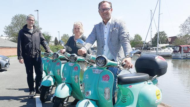 Grüner Strom für grüne Roller