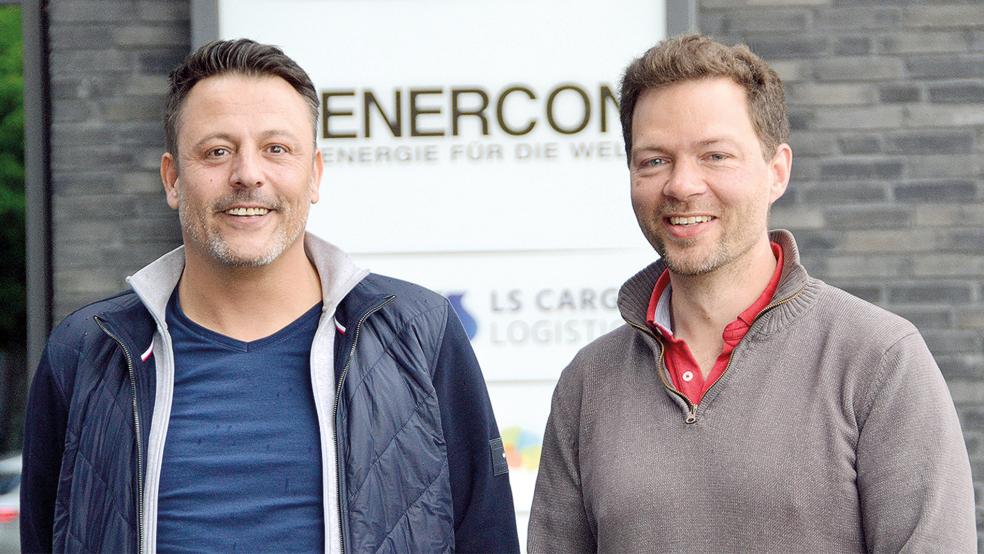 Dr. Henry Knobbe-Eschen (rechts), Vorsitzender des Konzernbetriebsrates, und sein Stellvertreter Sascha Vogelsang.  © Foto: Recke