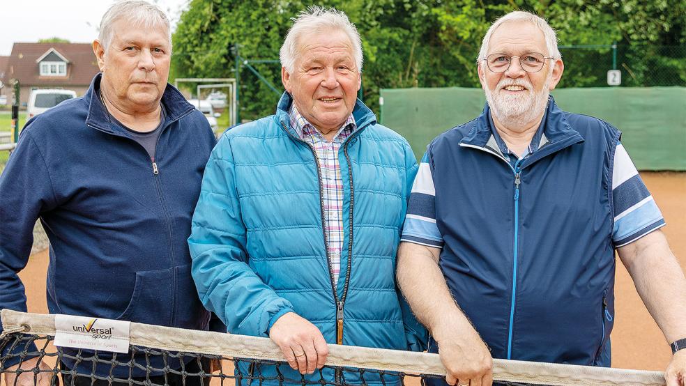 Manfred Robbe (von links), Hermann Jans und Anneus Müller organisieren einen Info-Termin am Sonntag.  © Foto: Jungeblut