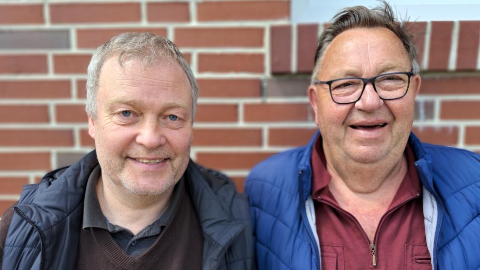 Klaus Wedel als Vorsitzender (links) und Hermann Oltmanns als sein Stellvertreter stehen jetzt an der Spitze des Mühlenvereins in Ditzum. © Szyska