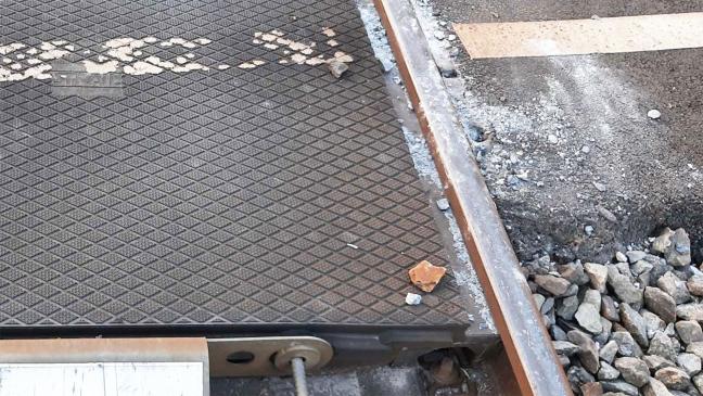 Güterzug muss notbremsen