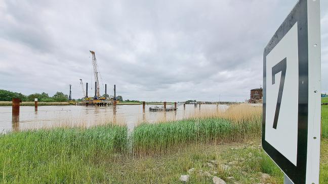 Basis für Brückenpfeiler