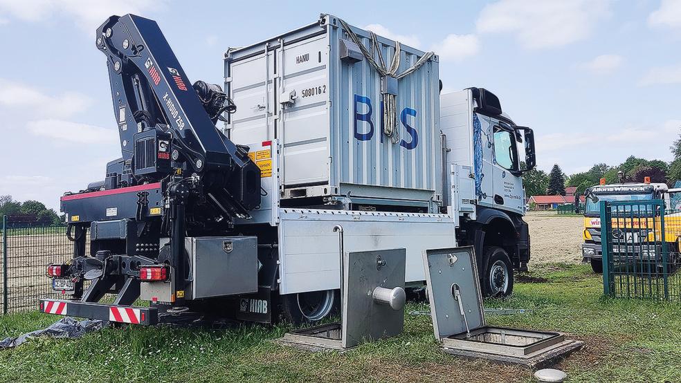 Zwei Brunnen werden vom Wasserversorungsverband Rheiderland »regeneriert«.  © Foto: WVV