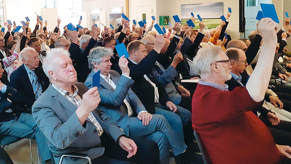 Große Zustimmung herrschte unter den geladenen Mitgliedervertretern während der Versammlung in den Räumen der OVB.  © Foto: Berents