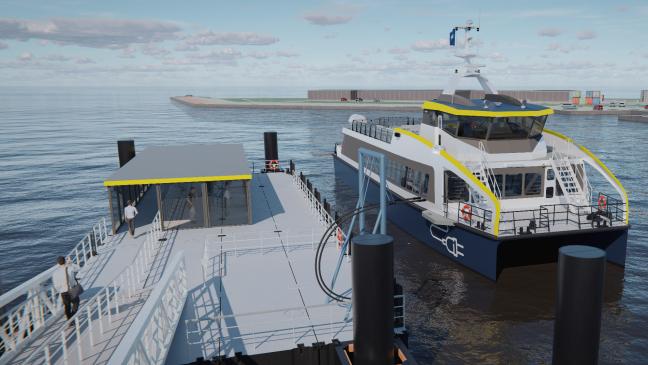 Brennstart für Elektro-Katamaran