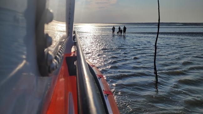 Wattwanderer aus Lebensgefahr gerettet