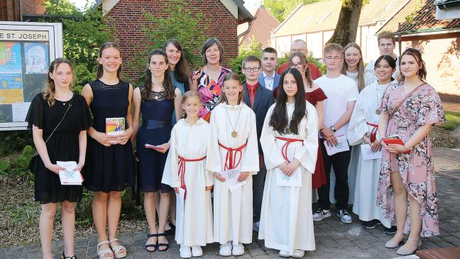 Jugendliche feierten die Firmung