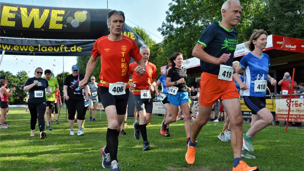 200 Läufer gingen beim »Dörploop« insgesamt an den Start.  © Foto: Ammermann