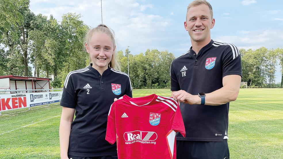 TiMoNo-Trainer Jan-Henrik Koppelkamm freut sich über Zugang Andra Benkens von der U20 des SV Meppen.  © Foto: privat