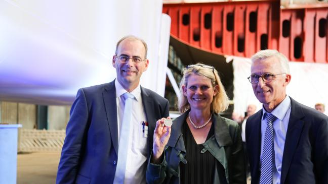 Neues Forschungsschiff auf Kiel gelegt