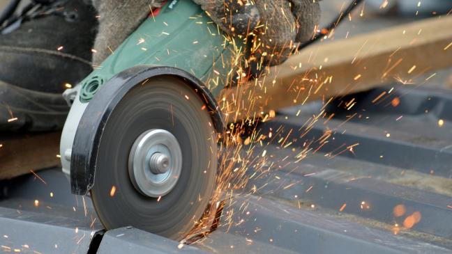 Winkelschleifer aus Rohbau gestohlen