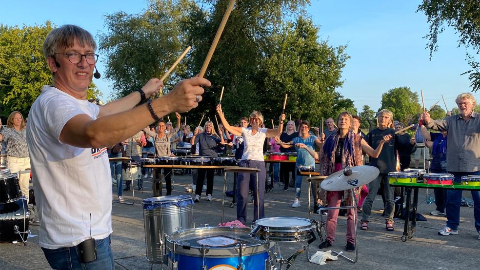 Initiator Joachim Brüntjen greift wieder zu den Schlagstöcken. © Foto: privat
