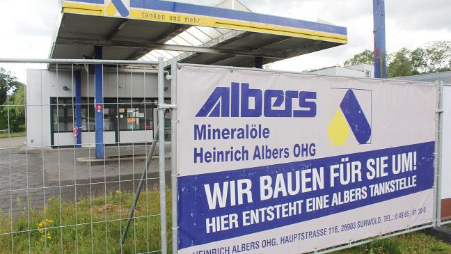 Drive In-Tankstelle wegen Umbau gesperrt