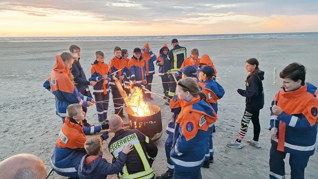 Jugendfeuerwehren verbringen gemeinsame Tage auf Borkum