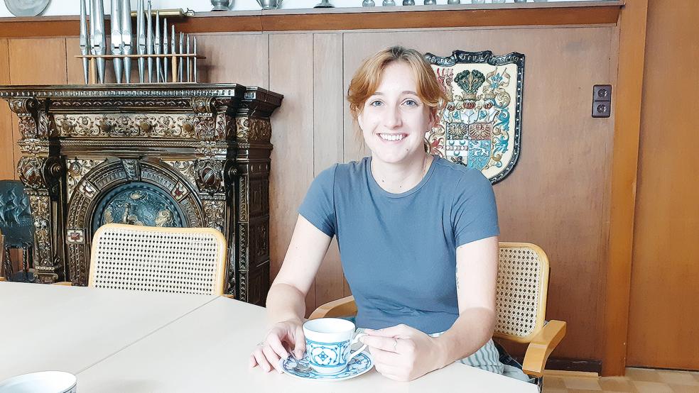 Die RZ hatte Besuch aus Amerika: Ellen Jones forscht für ihre Doktorarbeit zur plattdeutschen Sprache in Ostfriesland.  © Foto: Berents