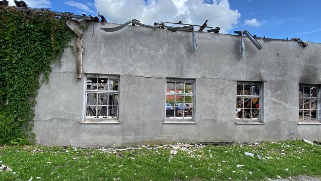 Spuren von Asbest nach Brand