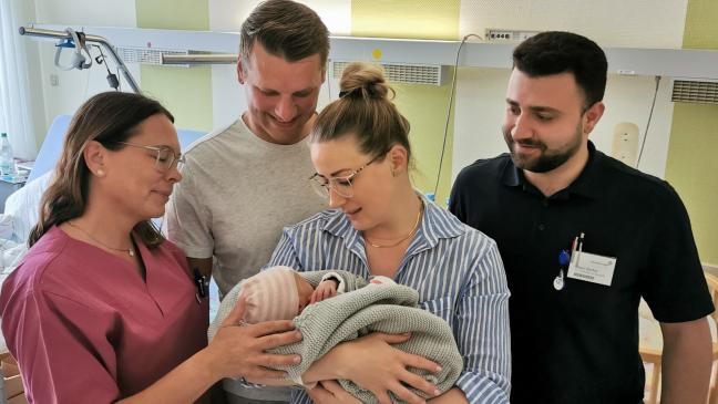 Malea ist das 500. Baby im Borromäus-Hospital