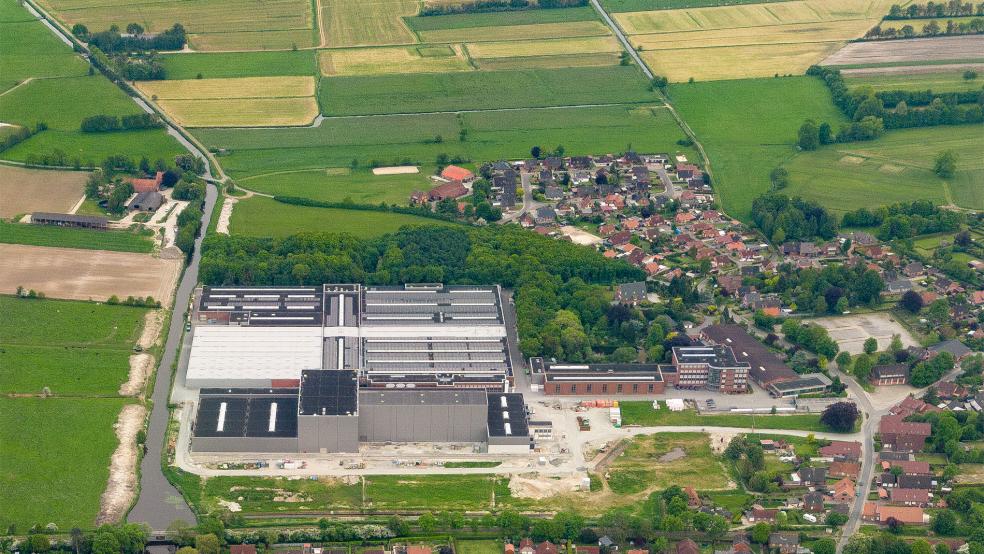 Der Firmensitz der Wildeboer Bauteile GmbH am Marker Weg in Weener.  © Foto: Bruins