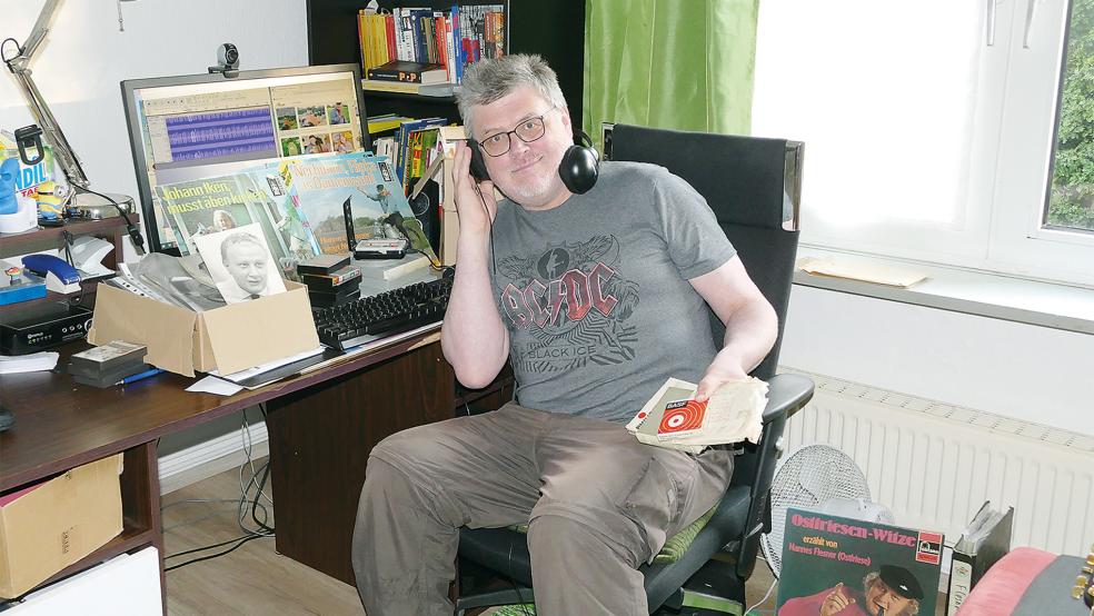 Einen Teil des Nachlasses hat Flesner-Biograf Werner Jürgens bereits digitalisiert.  © Foto: Privat