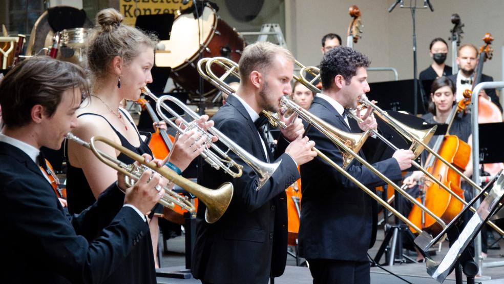 Am Sonntag gibt sich die »junge norddeutsche philharmonie« im Polderhof die Ehre. © Archivfoto: Hanken