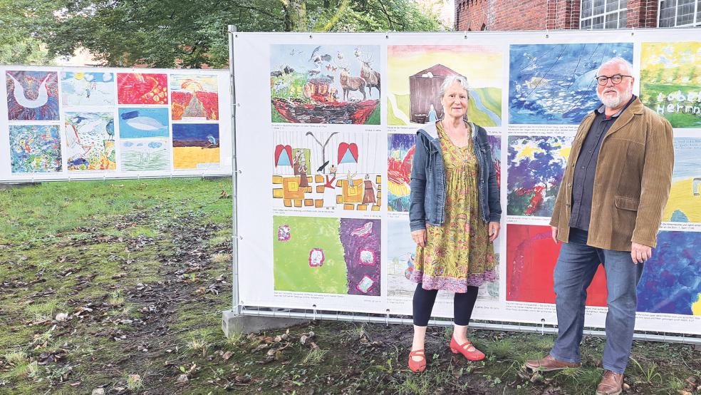Stadtpastor Ralph Knöfler und Kunstpädagogin Hildegard Sjoukje Uken begleiten das Projekt.  © Foto: privat