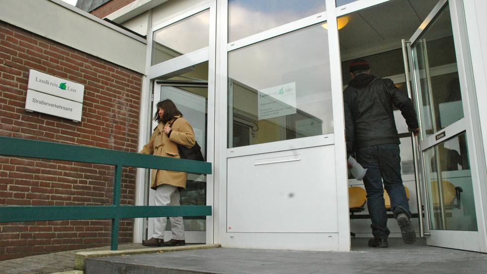 Das Straßenverkehrsamt in Leer ist heute geschlossen. © Szyska (Archiv)