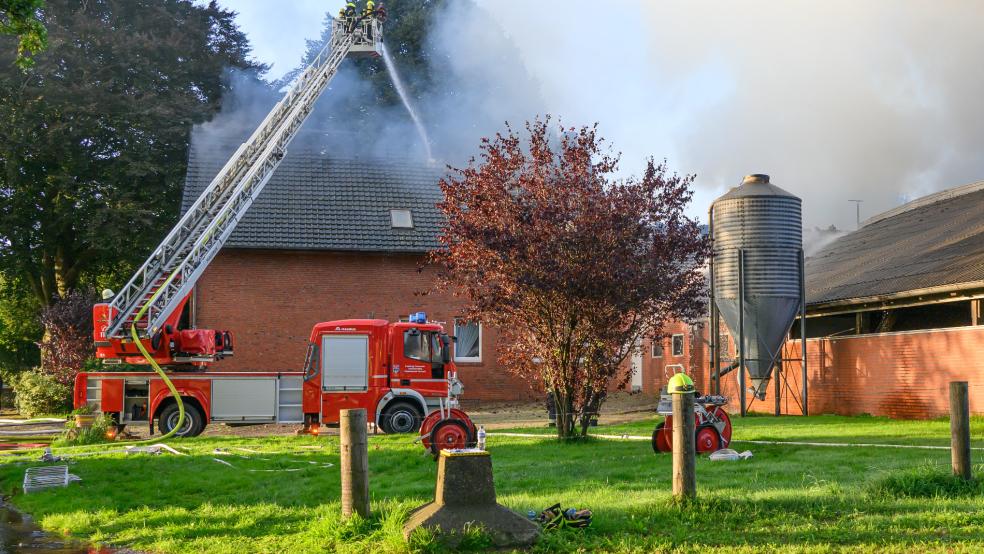 Der Bauernhof befindet sich unweit der Meyer Werft am Hofer Weg in Papenburg. © Bruins