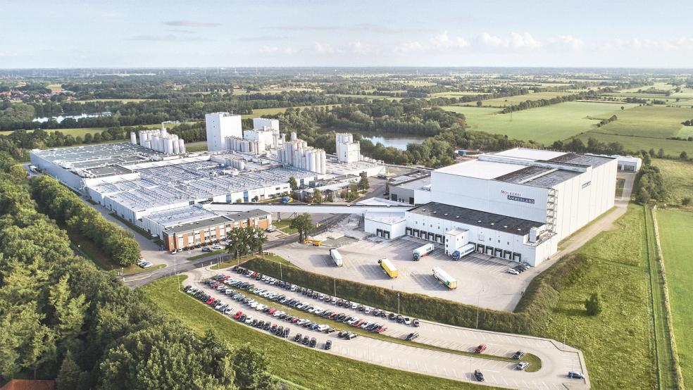 Der Hauptsitz der Molkerei Ammerland in Wiefelstede-Dringenburg. Ein weiterer Produktionsstandort der Genossenschaft ist in Oldenburg.  © Foto: Privat