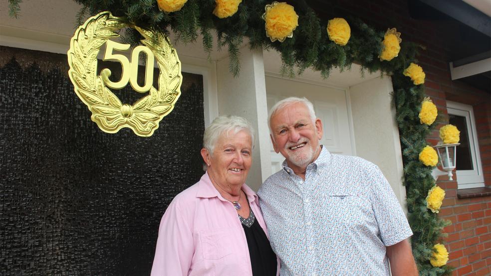 Margret und Hermann Groenewold feiern heute ihre Goldene Hochzeit.  © Foto: Busemann