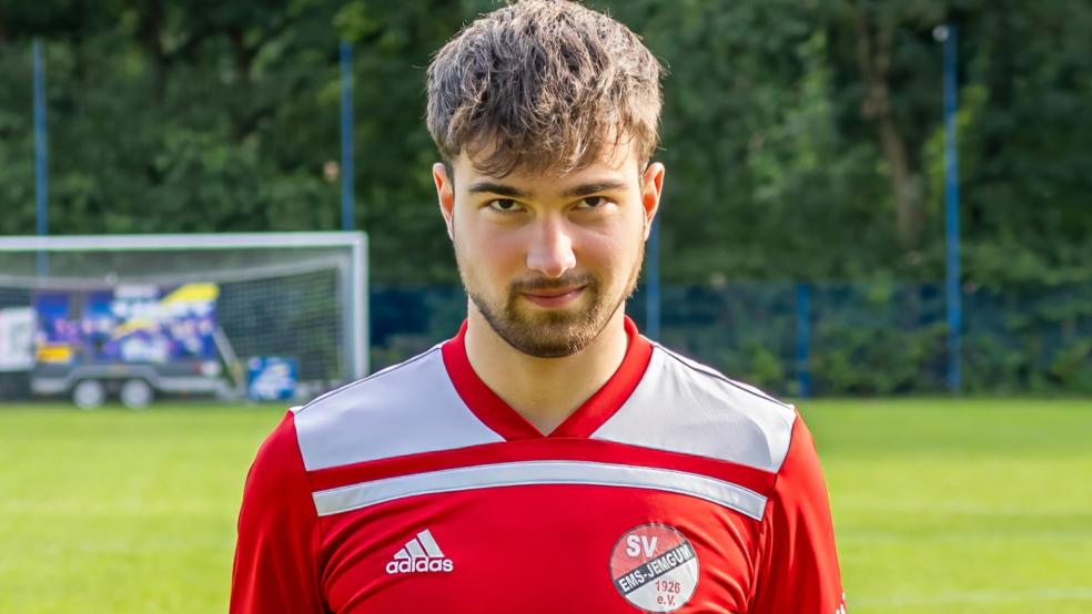Felix Lange konnte zwischenzeitlich zum 1:1 für Jemgum ausgleichen. © Jungeblut