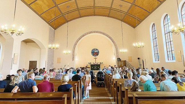 Gottesdienst für Erstklässler in Weener