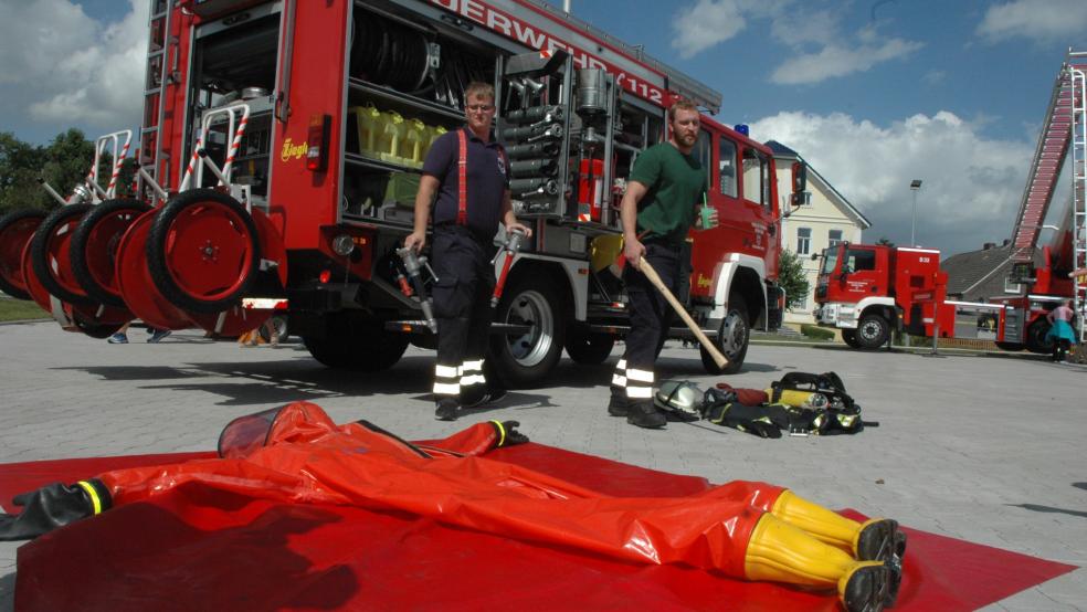 Die Feuerwehr Weener lädt am Samstag zum "Tag der offenen Tür" ein. © Szyska (Archiv)