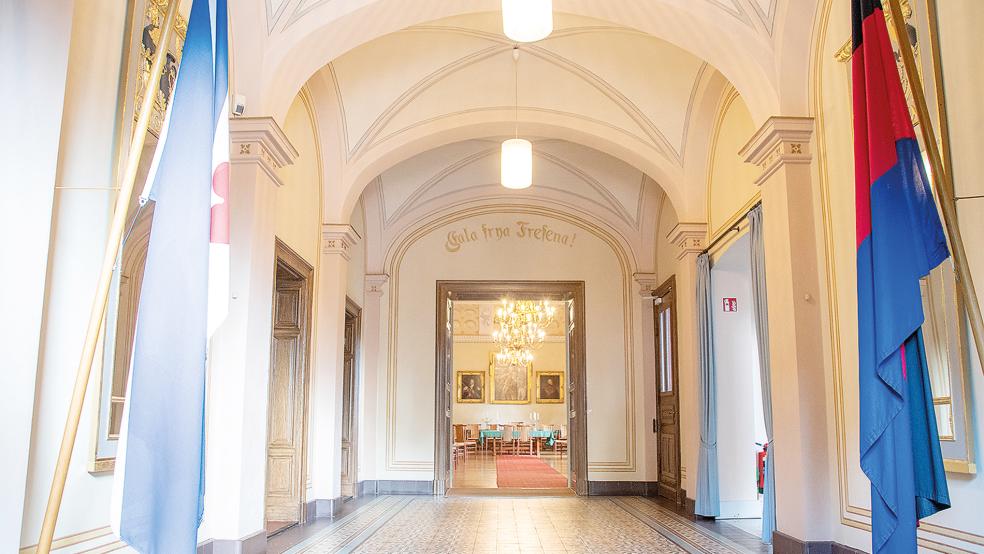 Auch der Ständesaal im Gebäude der Ostfriesischen Landschaft steht am Sonntag Besuchern offen.  © Foto: Landschaft