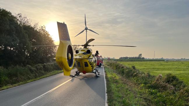 Motorradfahrer landet im Graben und verletzt sich schwer