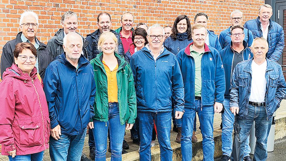 Die Mitglieder der Verbandsversammlung nach der 62. Verbandsschau.  © Foto: WVV Rheiderland