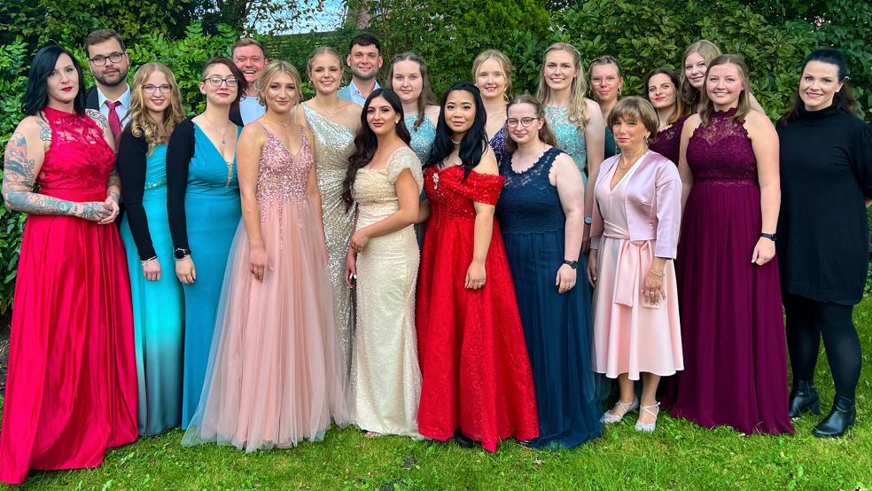 Im Kurs 20c absolvierte unter anderem Jan Wilkens aus Weener seine Berufsausbildung zum Pflegefachmann.  © Foto: Pflegeakademie St. Anna