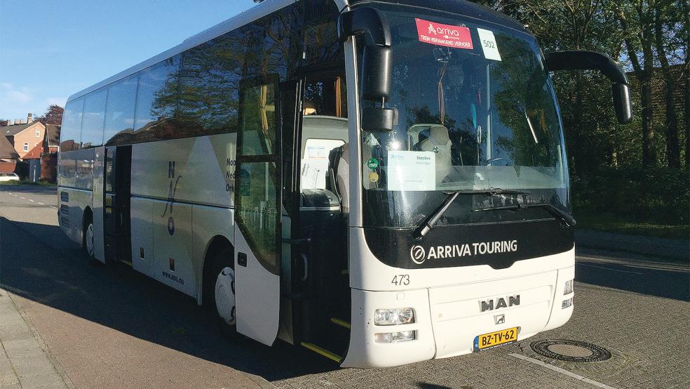 Ab dem 7. Oktober übernehmen Busse die Verbindung zwischen Weener und Bad Nieuweschans.  © Foto: Kuper