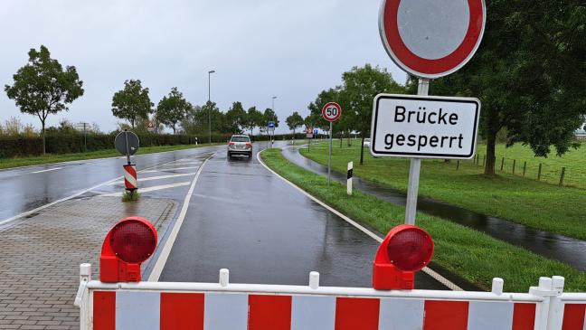 Brücke über die Ems wieder frei