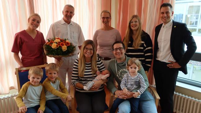 Mila aus Weener 1000. Baby im Klinikum