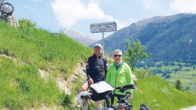 Eine Alpenüberquerung mit dem Rad