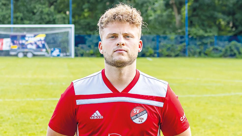 Hauke Bugiel erzielte die beiden Tore des SV Ems Jemgum.  © Foto: Jungeblut
