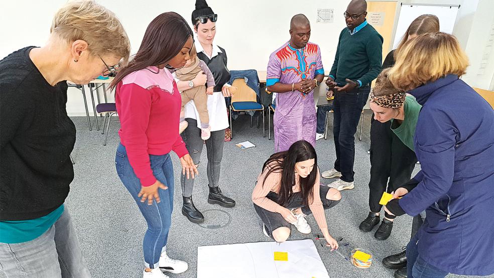 Mit Hilfe verschiedener Übungen lernten die Teilnehmenden des Workshops, wo Rassismus im Alltag beginnt und welcher Umgang damit ratsam ist.  © Foto: Szyska