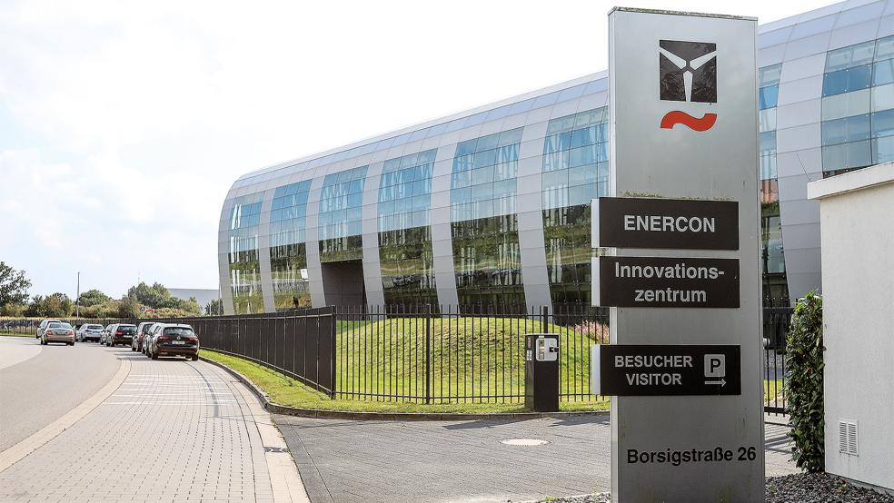 Die Enercon-Zentrale in Aurich. Unter anderem will das Unternehmen mehr Personal einstellen.  © Foto: Banik
