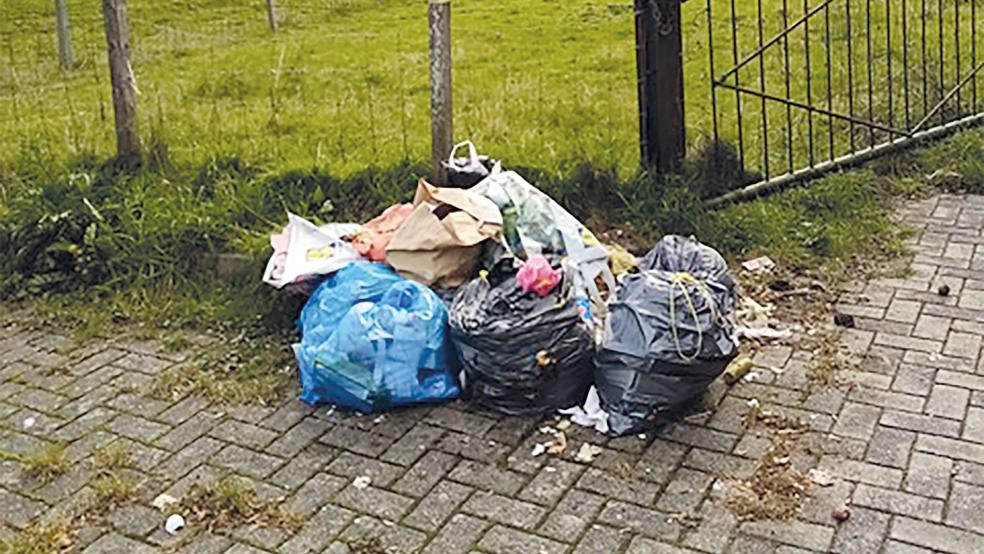 Im Bereich neben der Schleuse häufen sich immer wieder Müllsäche an, die dort wochenlang liegen.  © Foto: Privat