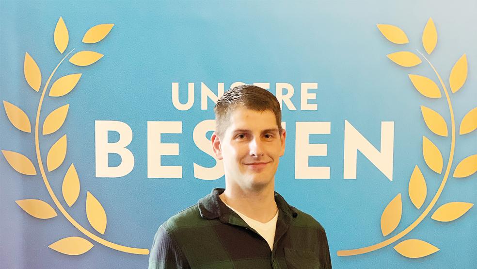 Stefan Bentlage gehört zu den Landesbesten.  © Foto: IHKN