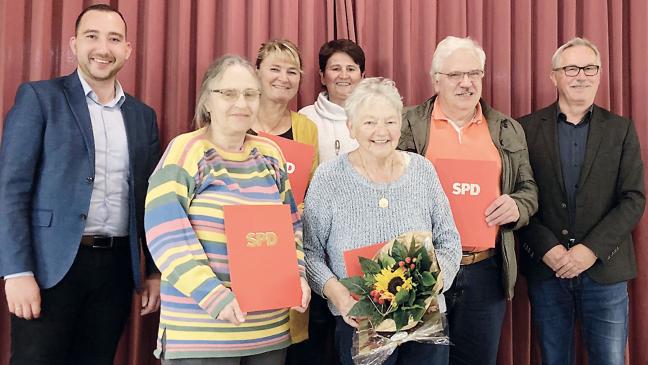 Dank für langjährige Treue zur SPD