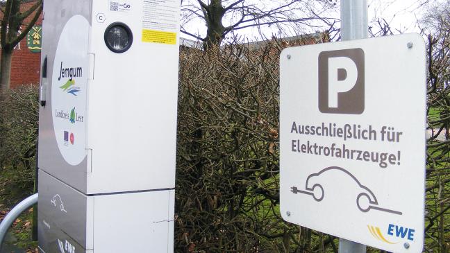 Schneller Strom für E-Autos in Jemgum