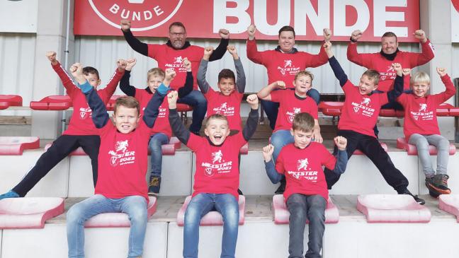 E2-Junioren des TV Bunde ist Staffelsieger