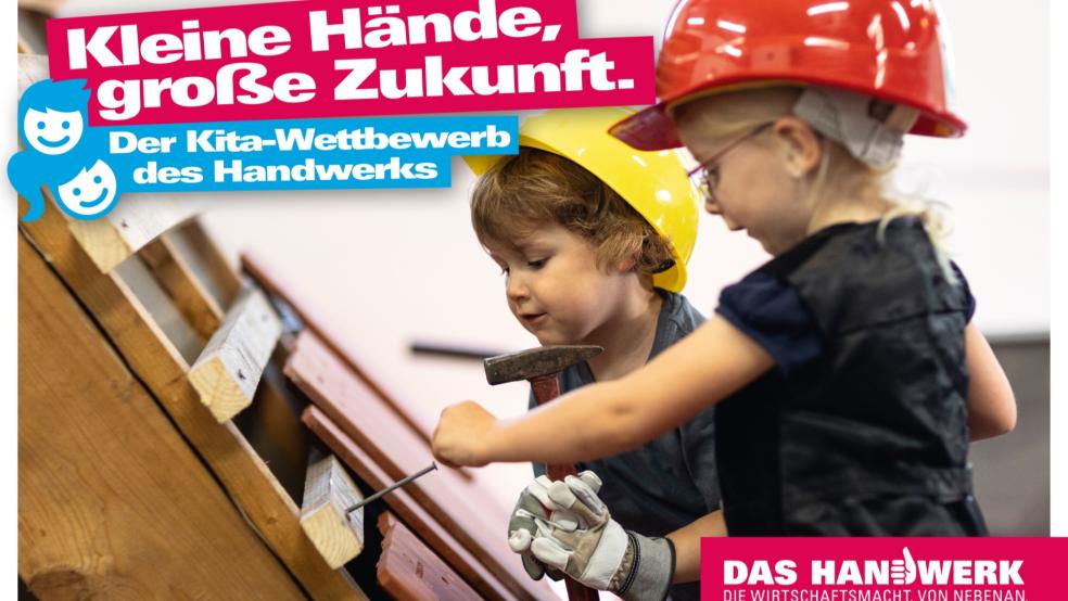 Unter dem Motto „Kleine Hände, große Zukunft“ werden den Kleinsten spannende Einblicke in die Welt des Handwerks ermöglicht. © AMH